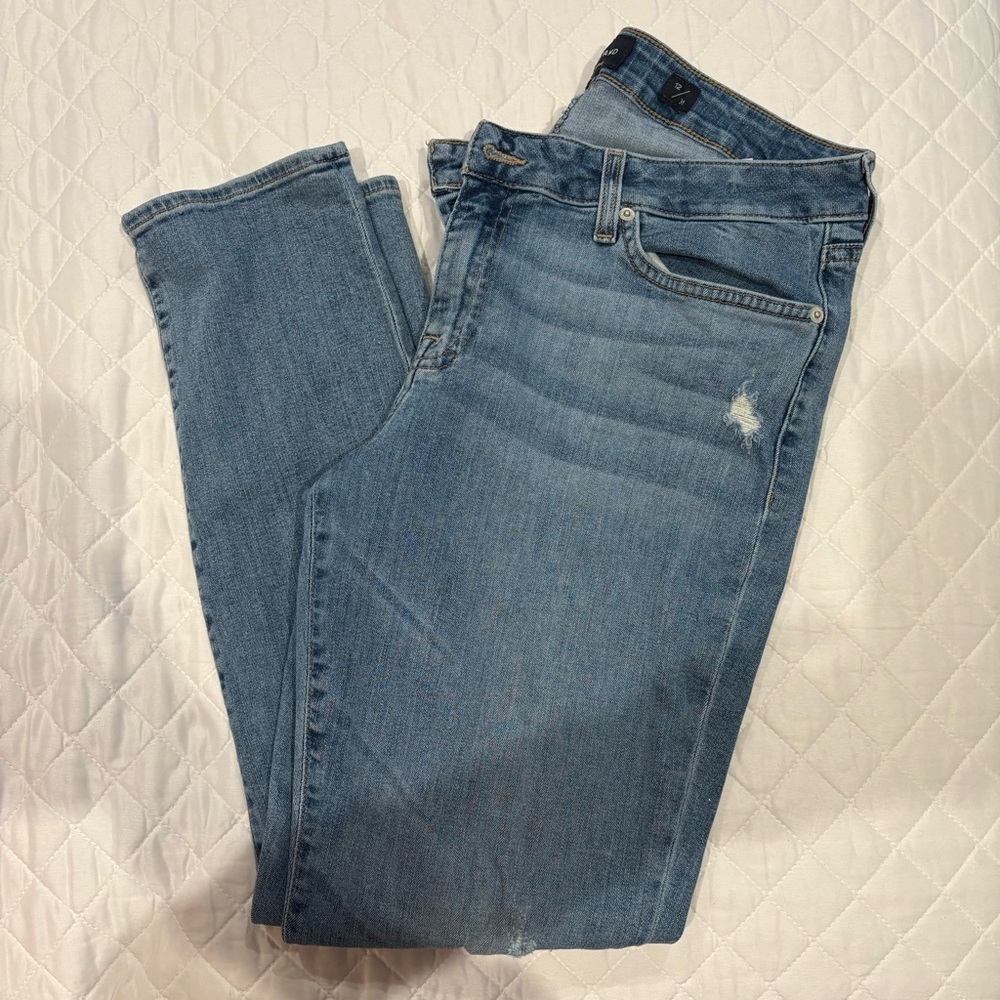 Lucky Brand Light Blue Women's Skinny Jeans, Size 12